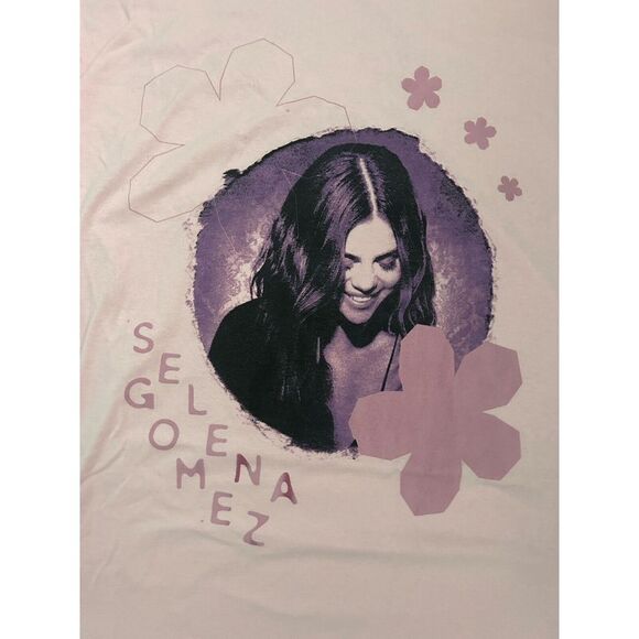 Selena Gomez - Women's Short Sleeve Floral T-Shirt - Pink - Medium - Picture 2 of 3